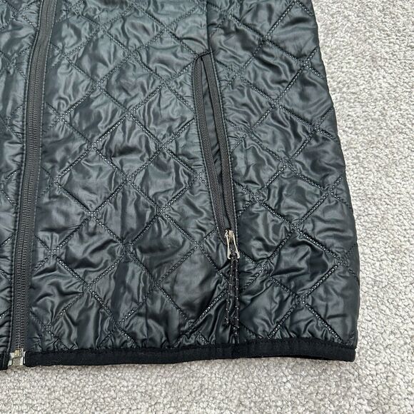 Columbia Omni Heat Quilted Jacket Womens Small Black Full Zip Pockets Outdoor - Picture 10 of 16